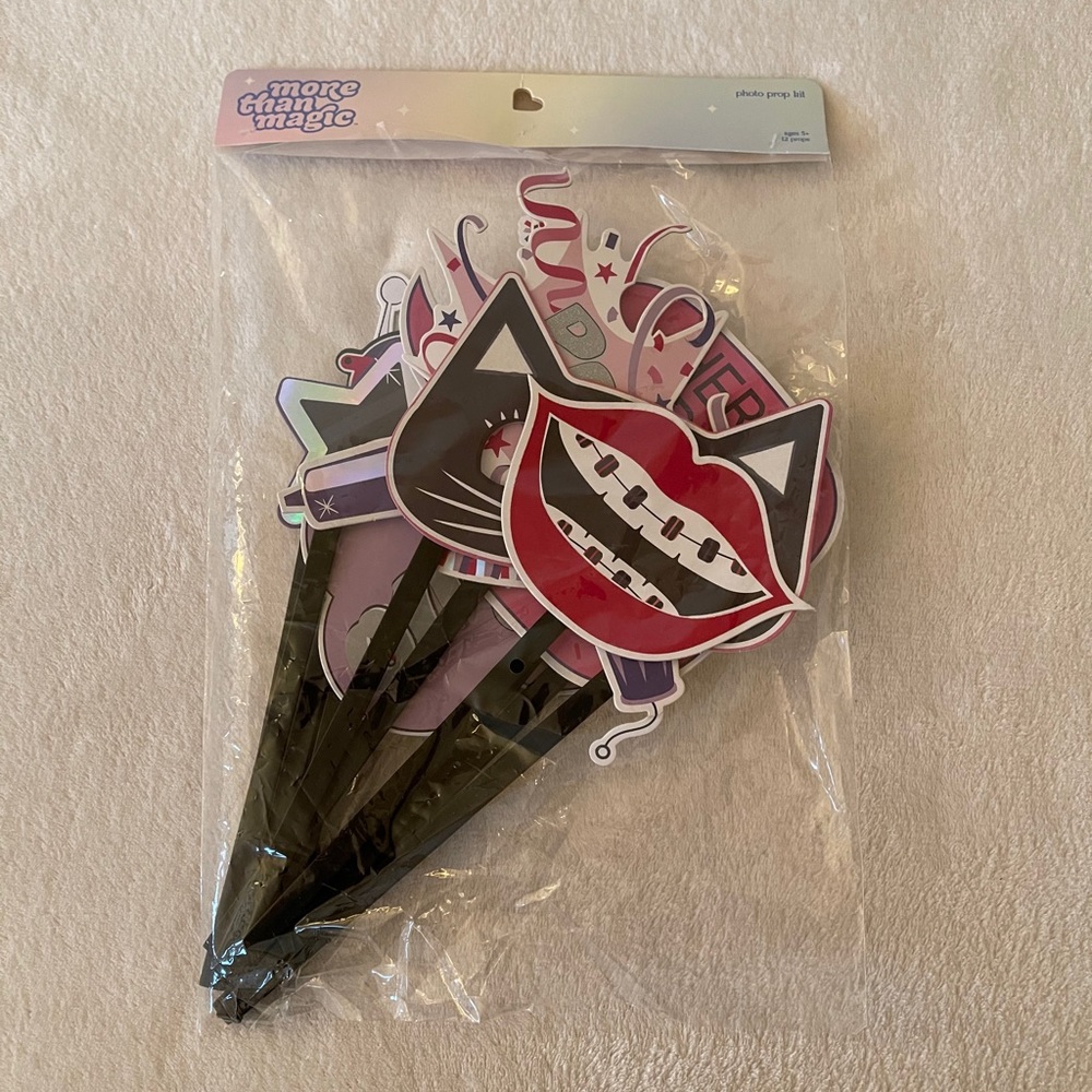 NWT More Than Magic Party Photo Prop Kit